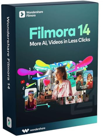 Wondershare Filmora 14 | WIN | 1 Gerät | (Product Keycard) Lebenslange Lizenz | Aktivierungscode per Post