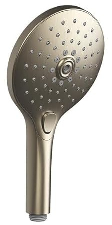 Gessi Origini Antikalk-Handbrause, mit Druckknopfschalter, 3 Strahlarten, 47351, Farbe: Finox-Optik