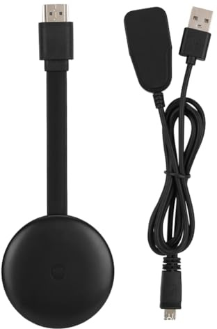 Swiixxer Adaptateur D'Affichage sans WiFi Screen Cast Mirroring Media Streaming Récepteur pour Téléphone/PC/Tablette pour Afficher Un Projecteur TV Installation Facile