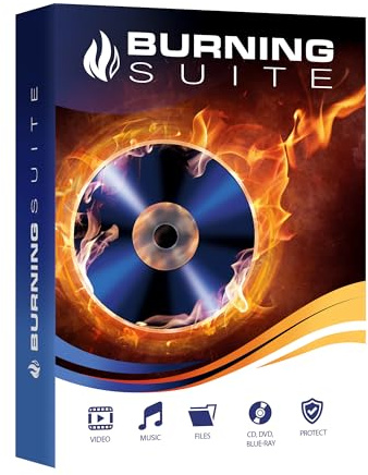 Burning Suite - Brennen, Konvertieren, Sichern - CD DVD - Brennprogramm - kein Abo - für Win 11, 10, 8.1, 7