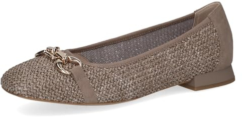 Caprice Damen Ballerinas Bast Elegant