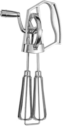 Rührgerät Aus Edelstahl, Manueller Eierschläger, RüHrbesen Egg Beater Zum RüHren Mechanischer HandrüHrer Für Sahne Eischnee Schlagsahne Kuchenbacken