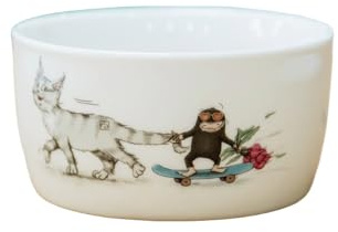 Homefarming Judith Rakers - Schale Kater Jack und Maulwurf Günter
