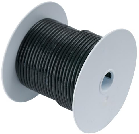 CABLE MARINO 10 AWG (5mm²) Negro - 30 m