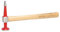 KS Tools 140.2136 Marteau débosseler panne droite tête ronde plate en acier polie