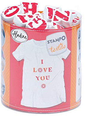 Aladine 4550291 Stempelset, bunt, 1-3 cm