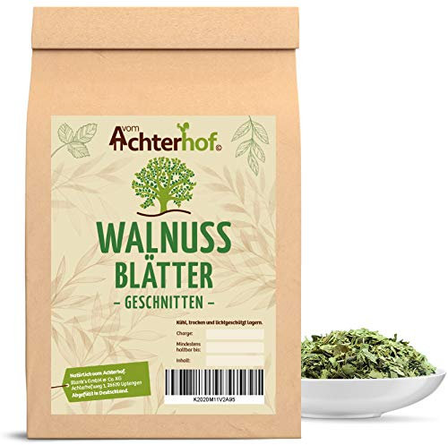 250 g Walnussblätter geschnitten Walnussblättertee Kräutertee natürlich vom-Achterhof