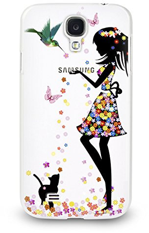 Handyhülle für Samsung Galaxy S4 Mini ( New Girl ) - Hülle - Schutzhülle mit Motiv - TPU Silikon Hülle - Case - Cover - Schale - Backcover - Handytasche