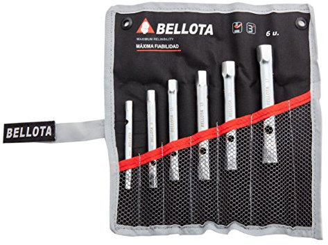 Bellota 64956BS - Pack de 6 llaves tubo huecas