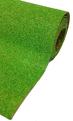 Melody Jane Dolls House Mid Green Grass Lawn Garden Landscape Mat Large