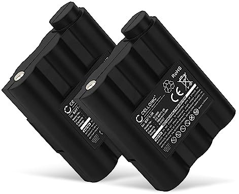subtel, Akku für Funkgerät kompatibel mit Midland G7, PB-ATL/G7, BATT-5R, BATT5R, GXT1050 (6V, 700mAh) 2 Stück