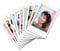 Shot2go Pack of 10 mini photo magnets self-adhesive. Fit Fujifilm Instax mini instant prints 54x86mm