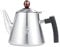 Samfox Théière pour Cuisinière, Samfox Capacité de 1,2 L en Acier Inoxydable Théière pour Théière Thé Cafetière Bouilloire Poignée en Silicone Résistant à la Chaleur(Mat)