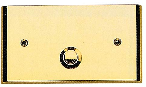 Campanello In Ottone Finitura Oro Lucido Senza Finestra Per Etichetta