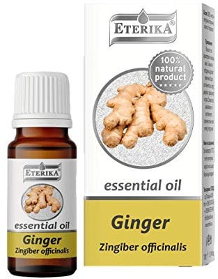 Eterika Ätherisches Ingwer-Öl – Zingiber officinale – 100 % rein und natürlich, 10 ml