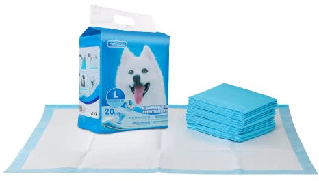 Nobleza - 100 x Empapadores Perros Alfombrilla higiénica de Entrenamiento para Perros para Mascotas con Pegatinas de Cinta Adhesiva, Ultraabsorbente 90cm*60cm