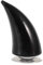 Qiilu Motorradhelm Horn, Motorradhelm Teufel Dämonenhorn mit Saugnapf Dekoration Zubehör(Schwarz)