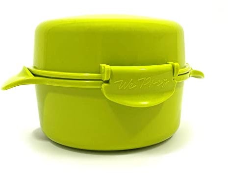 Microwave Egg Cooker - Perfectly cooked Eggs in seconds. Great for Scrambled eggs, Omelettes and many more | Made In The UK | MicroPot - Light Green