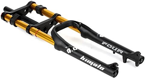 WZFANJIJ Mini Dirt Bike Suspension Fork, Shock-absorption Dirt Bike Front Fork Supplies Mountain Road Bike Replacement Parts,Gold-27.5inches