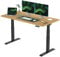 FLEXISPOT E6 Elektrisch höhenverstellbarer Schreibtisch 160x80 cm | Ergonomischer Steh-Sitz Tisch mit Memory Funktion | Beugt Rückenschmerzen vor & Macht produktiver (Ahorn, Gestell Schwarz)