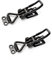 BDHI 2pcs Toggle Latch Clamp Heavy Duty Adjustable Toggle Clamp Heavy Duty 100KG/220lbs Holding Clasp Closure Steel Hasp Catch Clip for Door Cabinet Box Case Trunk Cases Smoker Lid Jig(Y120-2)