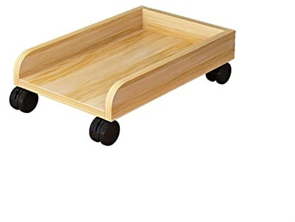 TOMYEUS Soporte CPU Bajo Mesa Soporte de Host de Host de Escritorio de la Oficina de CPU Stand Home Soporte de chasis de Host de PC extraíble con Ruedas Soporte de Caja de Ordenador CPU