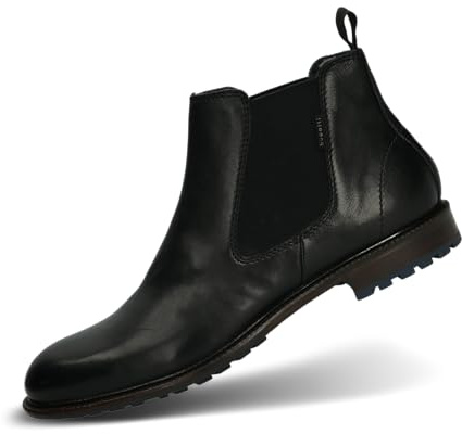 bugatti Stivali da uomo 311a0a324100, Nero 1000 1000, 45 EU