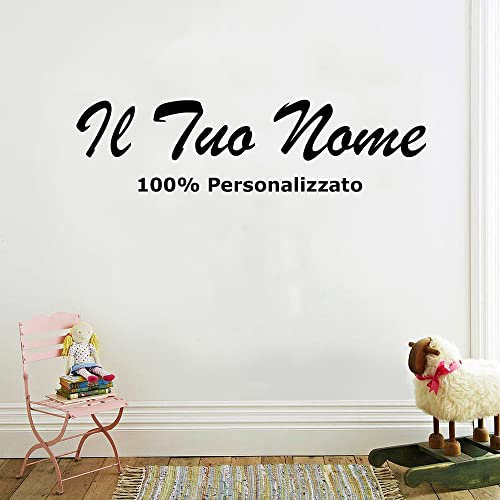 Adesivi Murali, per porte, nomi e lettere adesive Personalizzati Nome Adesivo Personalizzato Scritta con Nome
