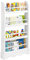 Lestarain Libreria Montessoriana per Bambini, Scaffale Porta Libri Salvaspazio a 4 Ripiani, Piccola Libreria a Muro in Legno, per Cameretta, Stanza dei Giochi, 60x12x108cm
