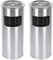 homewell Rund Standaschenbecher Aschenbecher Für Draussen aus Edelstahl und lackiert Abfalleimer Papierkorb Büro mit Mülleimer + Inneneimer 30L (2er Set,Silber)
