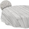 Stoff Tischdecke Tischwäsche Textil Tischtuch Baumwolle Polyester Gewebe abwaschbar pflegeleicht, in rund oval eckig Holz Grau Rund 140cm Schnittkante
