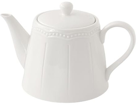 Easy Life Teekanne Elite White weiß für 850ml aus Porzellan
