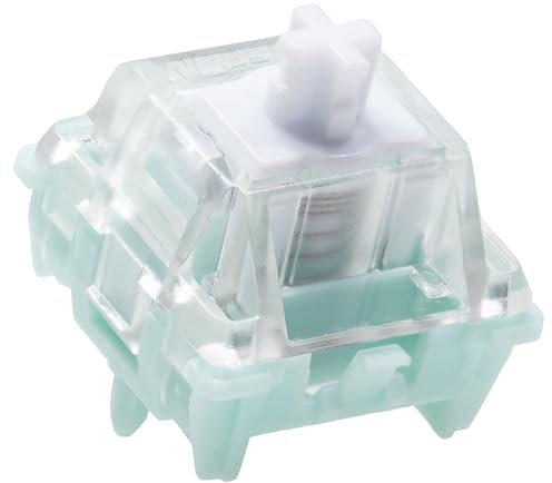 KPREPUBLIC Gateron Magnetic Jade Switch Linear for Magnetic Mechanical Keyboard HiFi Pre Lubed 30g POM PC PA66 Hall (G Magic Jade Switch x70)