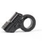 Fidget Toy Gun Age 4+,Stainless Steel Adult Fidgety Anxiety Sufferers Stress Relief Fidget Slider Gun,Metal Fidget Toy for Anxiety and ADHD (Black)