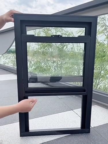 Finestre finestra scorrevoli Grandi Finestre Scorrevoli Verticali, Finestre Di Ricambio Trasparenti In Alluminio Per Ventilazione Per Capannoni, Pollai, Serre E Ristoranti E Bagni E Cucine(WxH 20x39 i