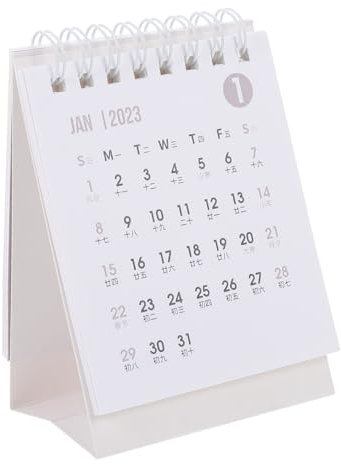Parliky Mini Kalender Kleiner Tischkalender Taschenkalender Schreibtischdeko Für Studenten Monats Kalender Mit Aufzeichnungsoption