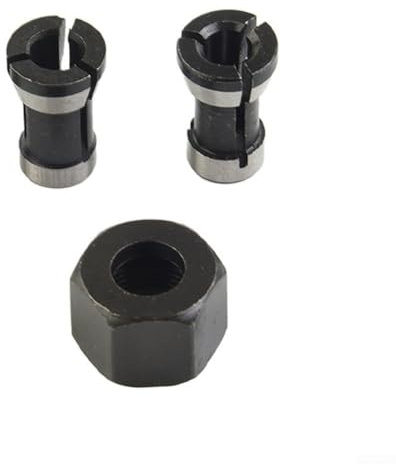 Lot de 2 écrous M15 pour fraiseuse électrique 6 mm 8 mm, accessoires de mandrin, pince de défonceuse en acier, pour le travail du bois et la machine de gravure