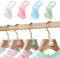 SoeUyd 60 Piezas Ganchos para Perchas, Ganchos Conectores para Perchas, Mini Organizador de Perchas, Ideal para Organizar la Ropa en El Armario o El Trastero y Crear Más Espacio Util