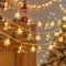 Weihnachtsdeko LED Lichterkette, Weihnachten Deko Weihnachtsbeleuchtung Batteriebetrieben 6m 40 LEDs Elch Schneeflocke Lichtervorhang Lichterketten für Weihnachtsbaum Deko, Tischdeko, Fensterdeko