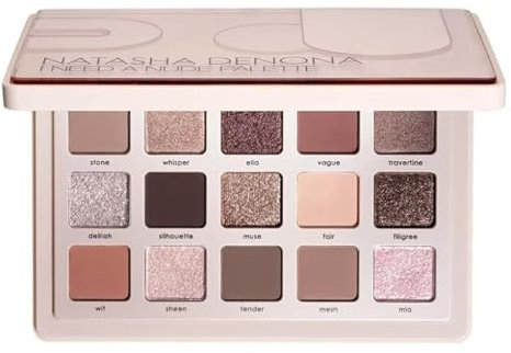 NATASHA DENONA Original | I NEED A PALETTE - Palette di 15 ombretti | by BELLA (I NEED A NUDE EYESHADOW PALETTE, 16,7 g (confezione da 1))