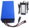 GNIUBBDB 48 V 20 Ah E-Bike Lithium-Ionen-Akku mit 54,6 V 2 A Ladegerät 13S5P Elektrofahrrad Wasserdichter Akku Eingebautes BMS für 250 W 300 W 350 W 500 W 750 W 1000 W Motor XT60 Plug+T Plug