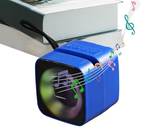 Wlikmjg Enceinte Portable avec Éclairage LED - Enceinte sans Fil pour Musique,pour Salon Chambre et Bureau - Divertissement pour