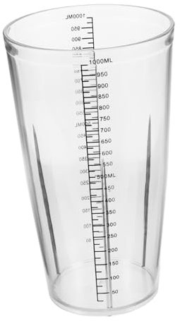 Angoily Bicchiere Graduato Per Bicchiere Di Ricambio Trasparente Di Capacità Da 1000 Ml - Parte Del Facile Da Pulire Per Frullati Succhi E Uso Familiare