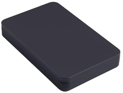 17 * 9 * 1.5CM Rectangular Tin Boxes with Lids (Black)