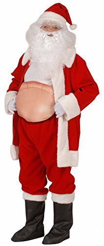 W WIDMANN MILANO Party Fashion 8543G - Aufblasbarer Bauch oder Buckel, Hexe, Buckliger, Weihnachtsmann, Bierbauch, Schwangere, Karneval, Mottoparty, Weihnachten, Halloween