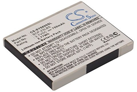 Battery for Sanyo SCP-6600, 3.7V, 750mAh, Li-ion