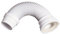 Wirquin RWC1099 Pipe wc Soupless flexible, courte ajustement 240 à 380 mm, à coller pour évacuation toilette, blanc
