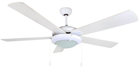 Orbegozo CP 82132 - Ventilador de techo con luz, 5 palas, 132 cm de diámetro, potencia de 60 W y 3 velocidades