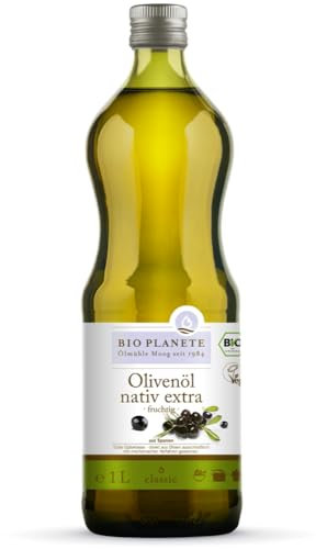 Bioplanete Olivenöl fruchtig scharf,nativ, 2er Pack (2 x 1 l)