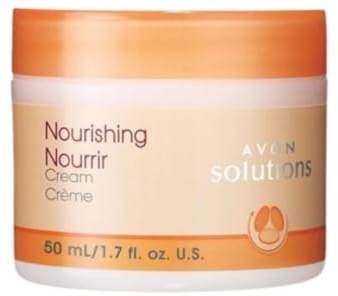 AVON Solutions Nourishing Cream for Dry Skin — Hypoallergenic Moisturizing Face Cream with Deep Hydration — Daily Face Moisturizer to Combat Flakiness for Women and Men, 1.7 fl oz